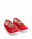 Детские туфли "Лодочка на резинке" BETTY красная вышивка (L-731B-1-KT) фото 2
